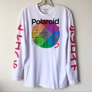 NWOT Polaroid long sleeve graphic tee
